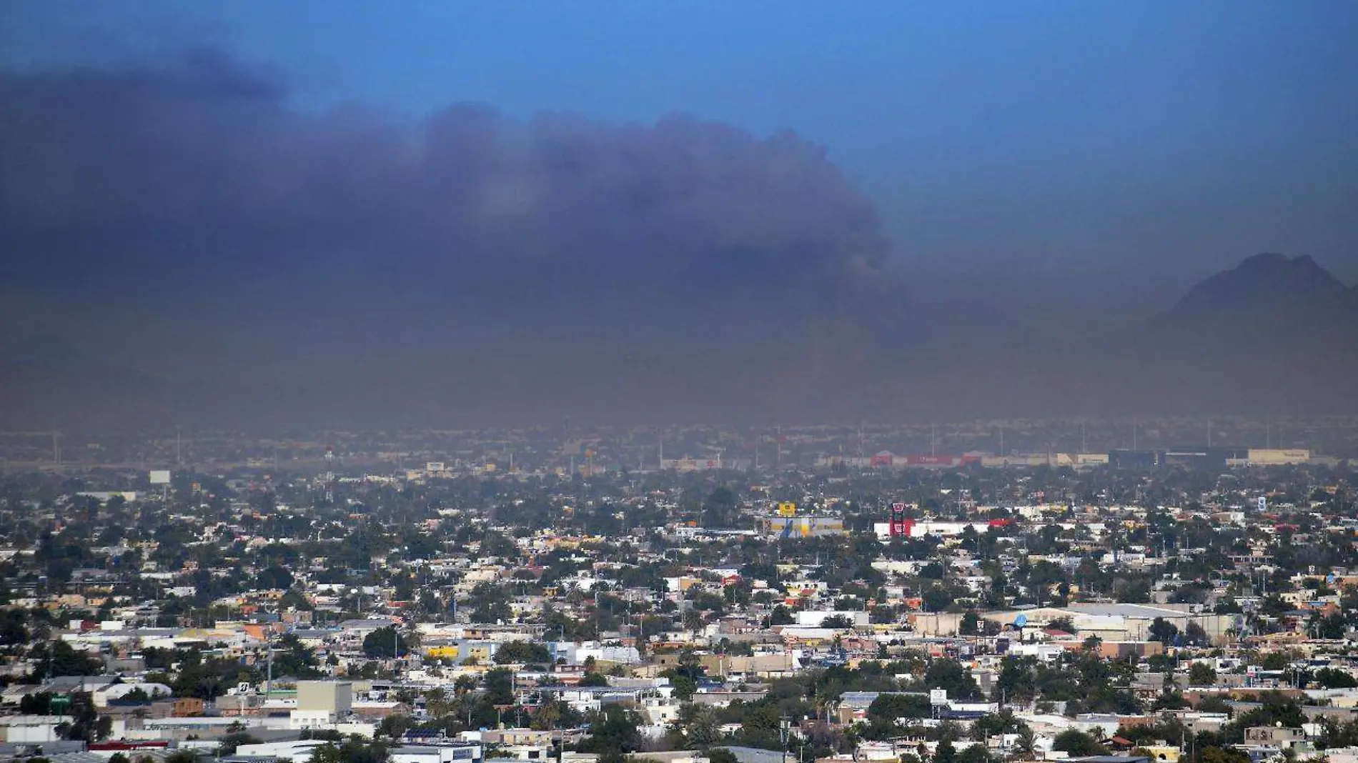 contaminacion  hermosillo humo incendio